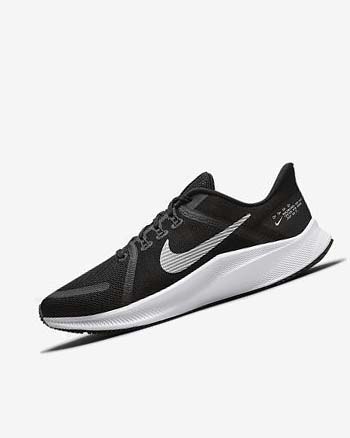 Nike Quest 4 Negros Grises Oscuro Blancos | MX 2672